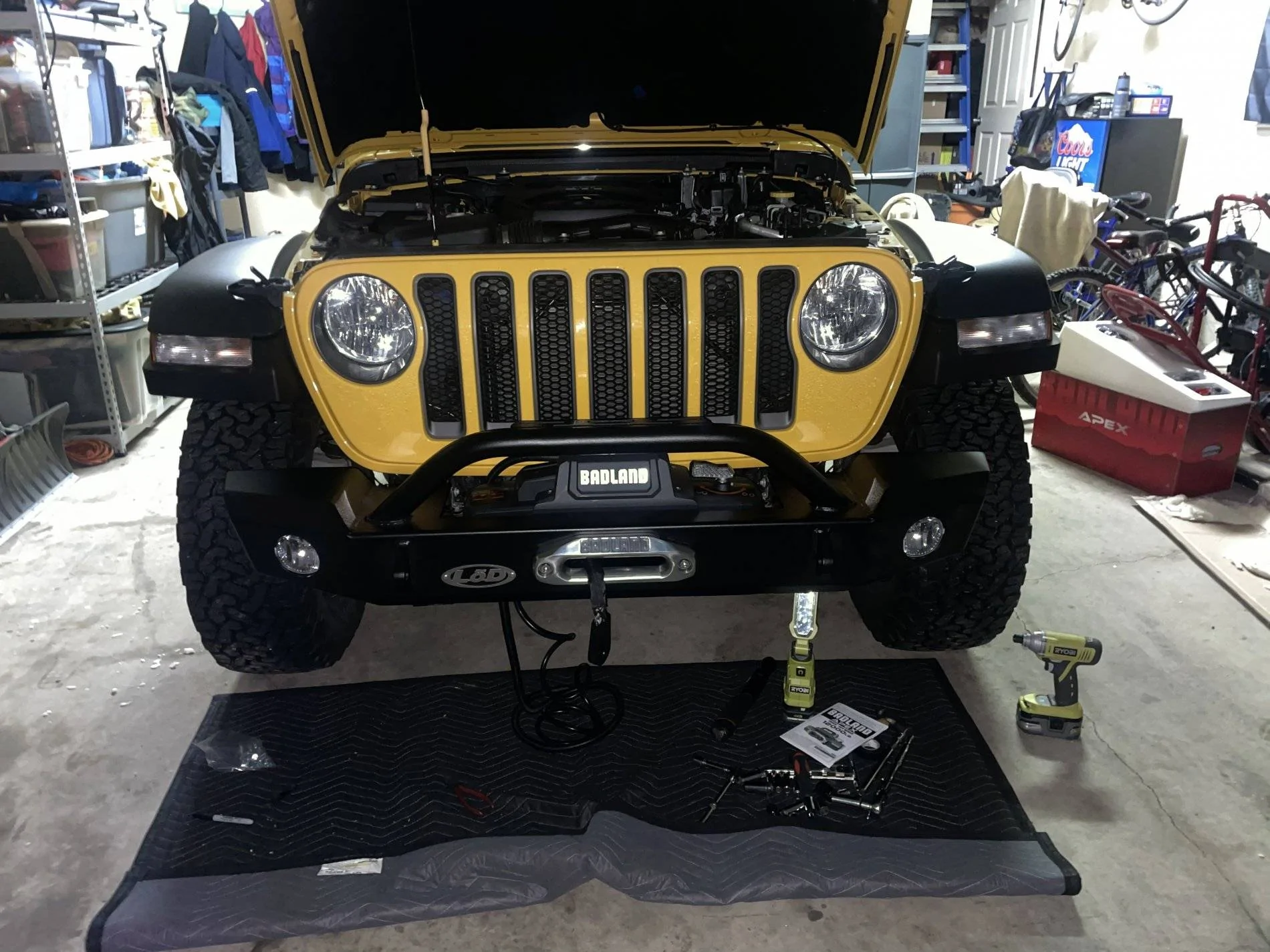 Jeep Wrangler JL LoD Signature mid-width Front Bumper installation question BC39EAB6-280F-4260-9286-07AC46A29DDA