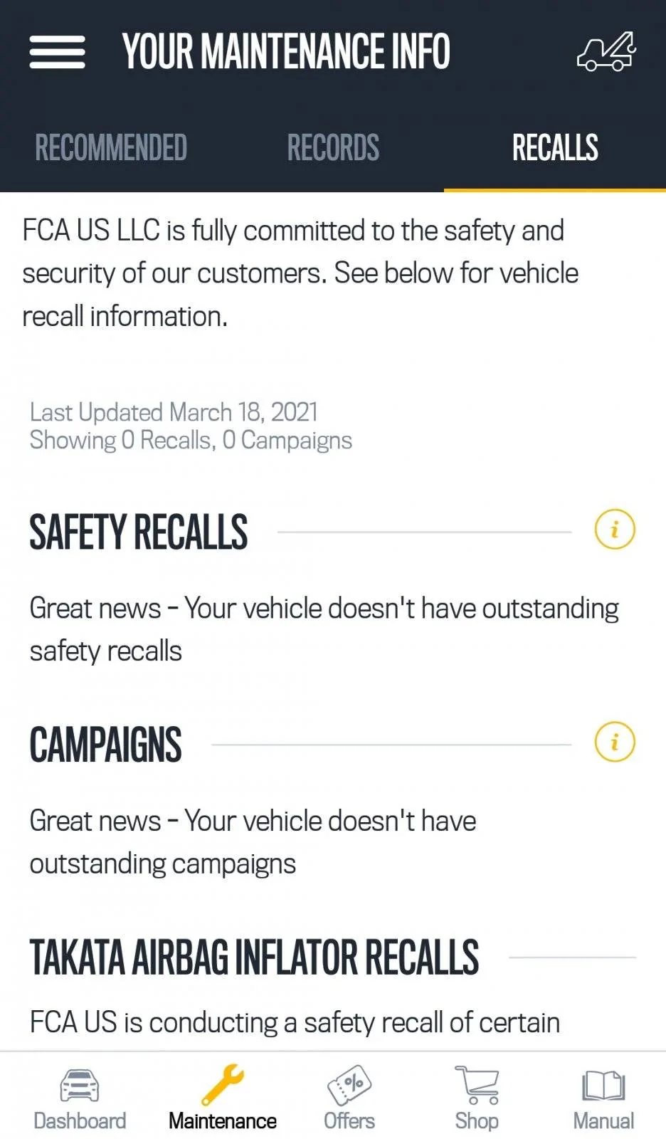 Jeep Wrangler JL Software Update Recall -- "2021 JL Advanced Brake Assist" [Code Y09] Screenshot_20210317-222442_My J