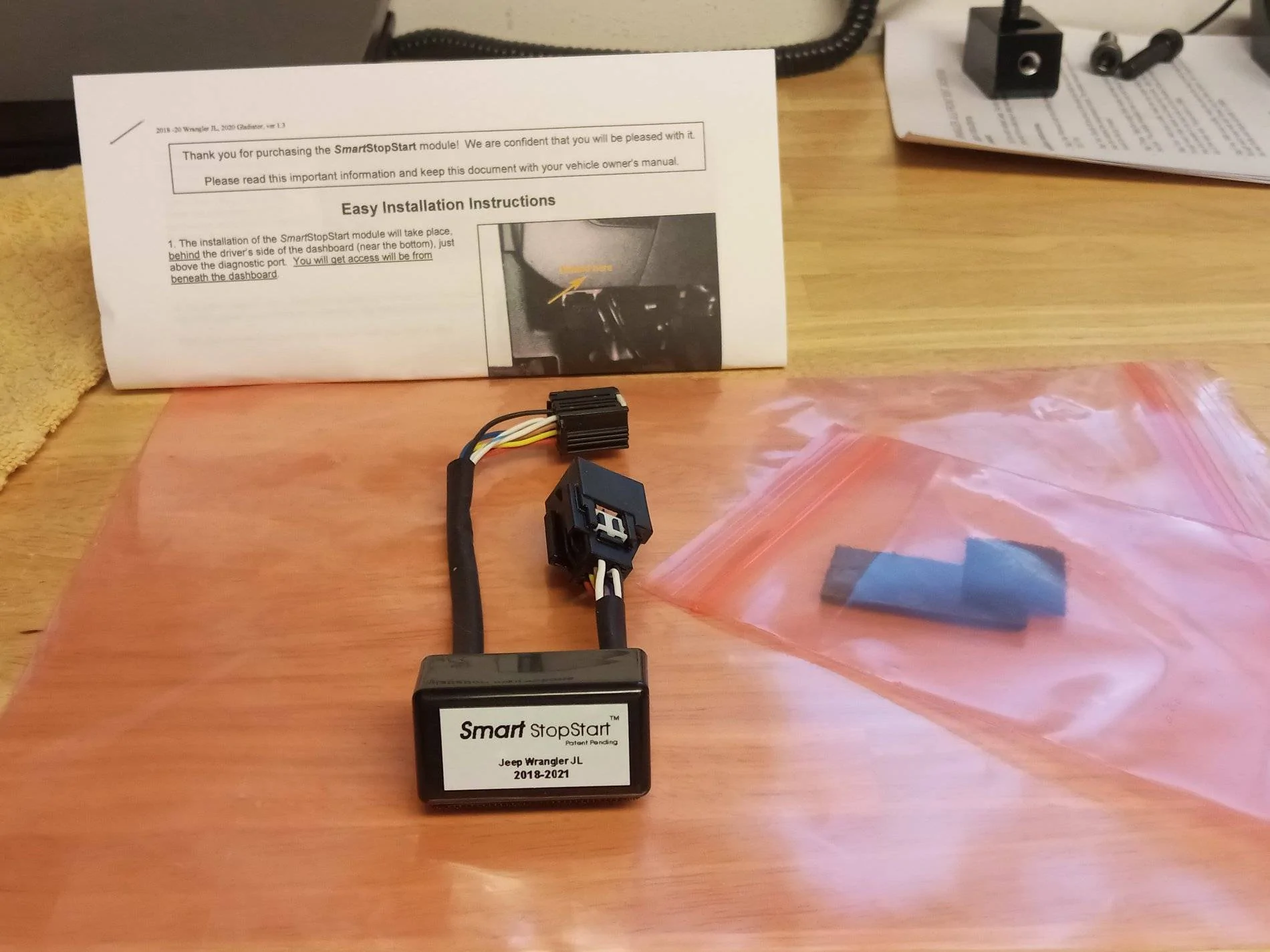 Jeep Wrangler JL SMART Stop Start Module 20210318_175538