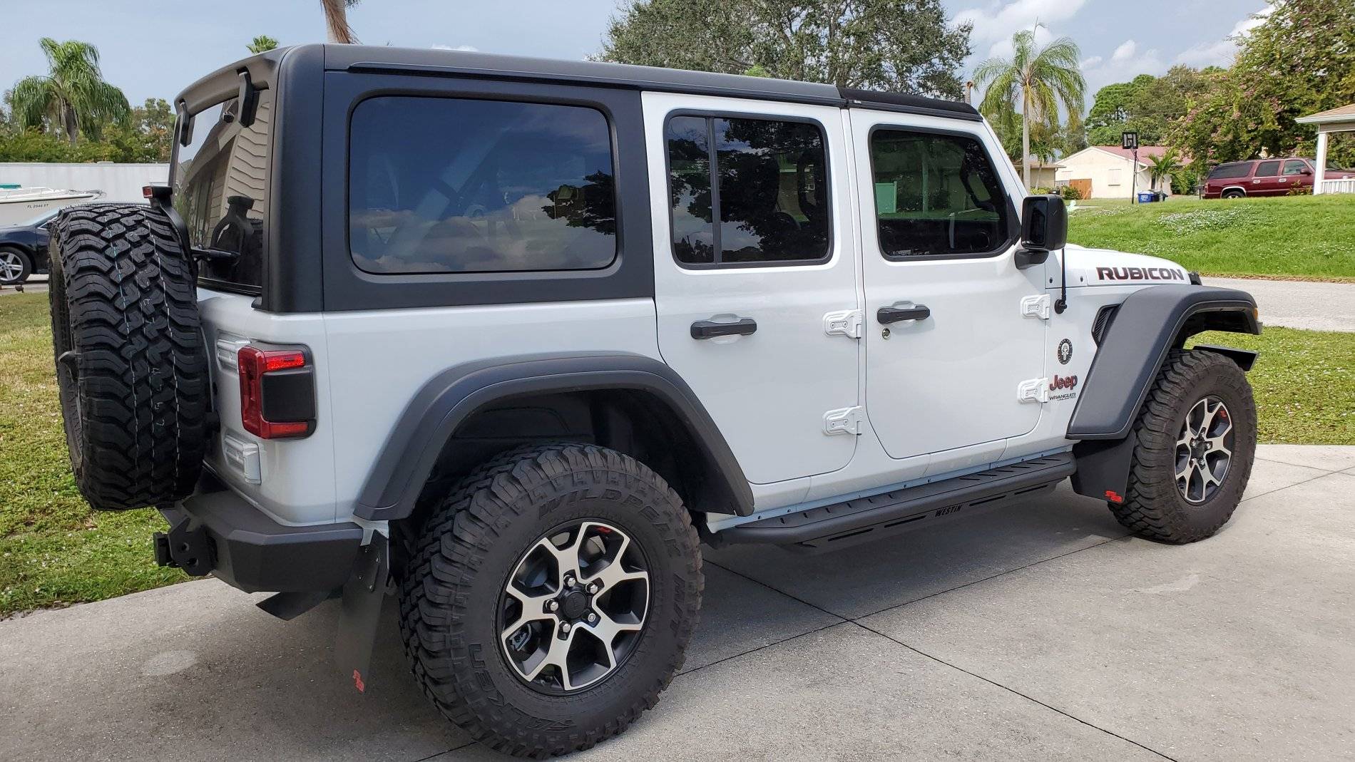 Jeep Wrangler JL Mud flaps for a Willys 20201130_104226