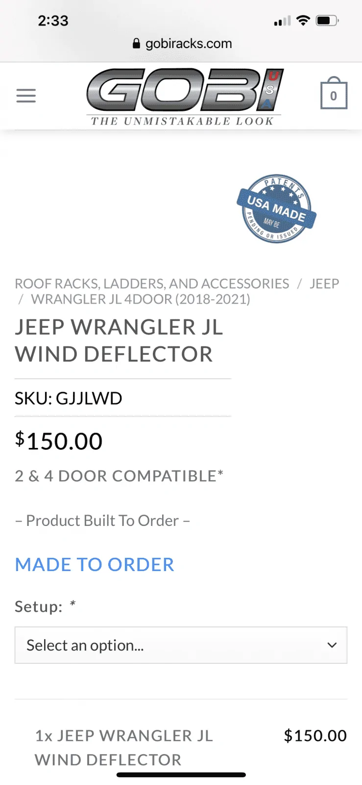 Jeep Wrangler JL Wind deflector for the Sky One-Touch Roof? B9BB39E5-82E9-49E3-A4BA-376D26D3B045