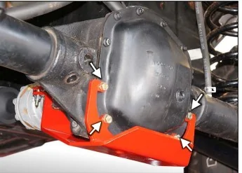 Jeep Wrangler JL Rancho Rear Diff Glide Plate D44 rancho