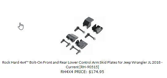 Jeep Wrangler JL Rock Hard 4x4 Lower Control Arm Skids 2021-03-29 14_50_27-SKID PLATES _ UNDERCARRIAGE