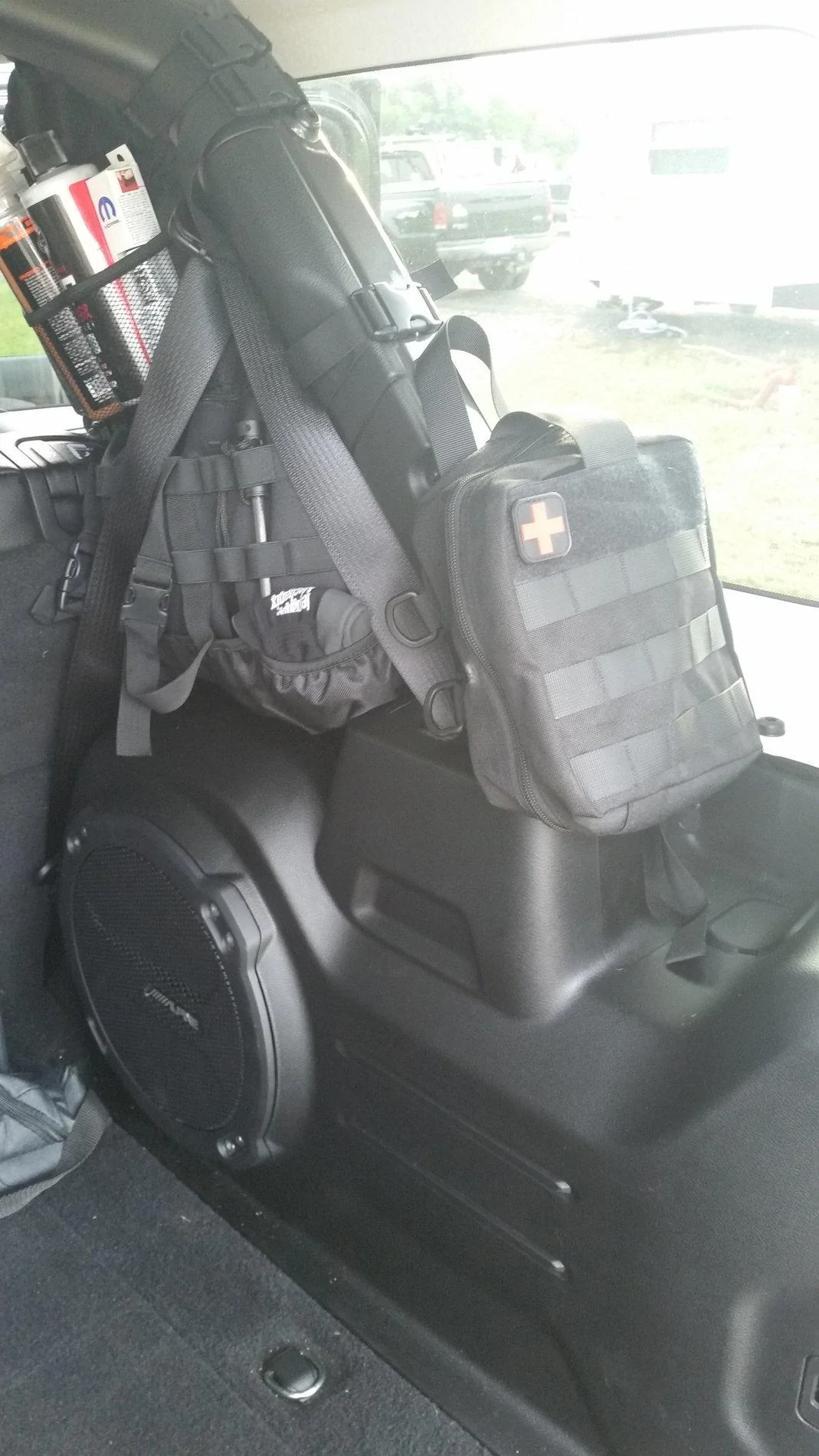 Jeep Wrangler JL Rollbar Storage install pics and review. 20180515_073015