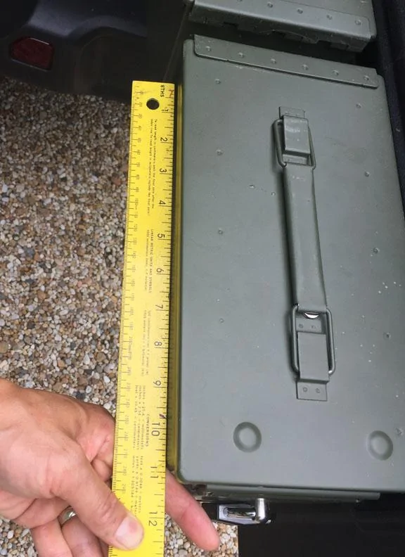Jeep Wrangler JL DIY Ammo Can Taillgate Storage. IMG_5458