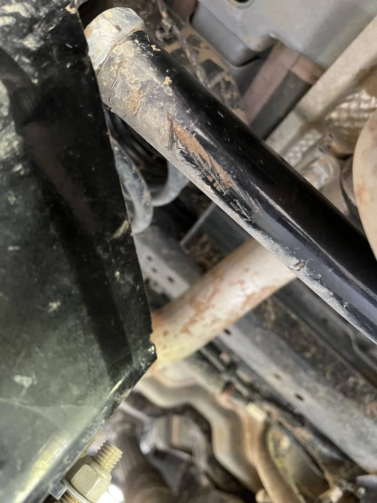 Jeep Wrangler JL Rock Krawler rear track bar hitting bracket. BA65FC9E-E61C-4581-9800-1DB54E4A87A2