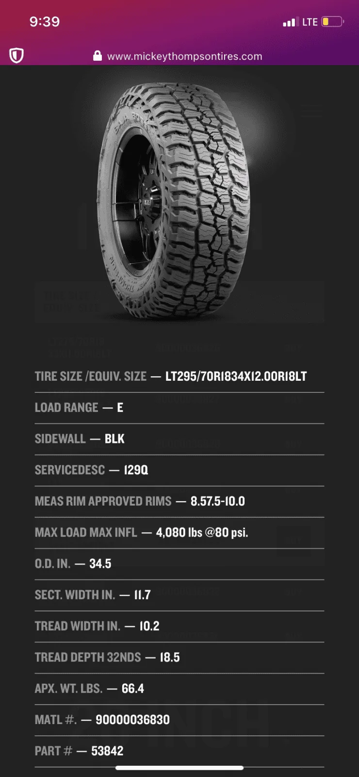 Jeep Wrangler JL Mickey Thomson Baja Boss A/T ordered 09FF7067-9BD4-43AA-96C4-F92279F63AB0