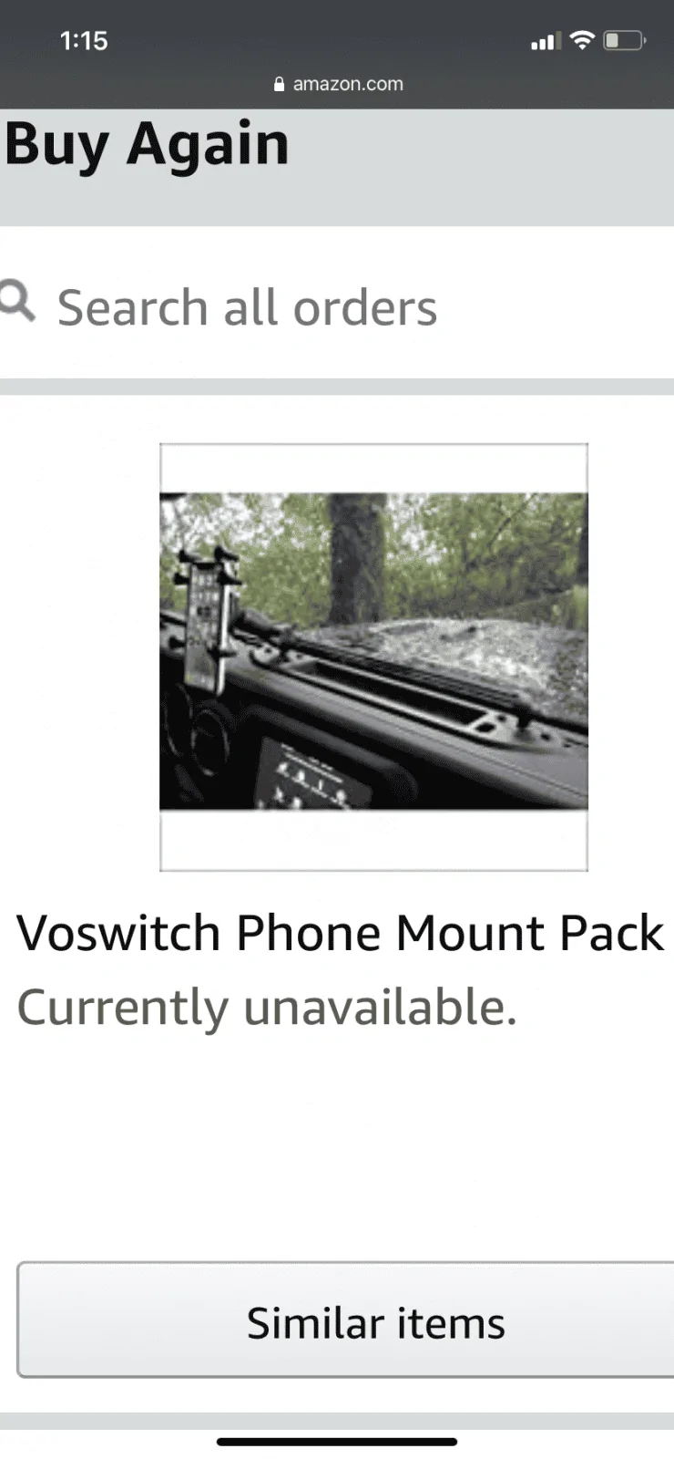 Jeep Wrangler JL Voswitch dashboard phone mount $20 85E837AE-AF9B-4CD0-9184-B495F85A28BA
