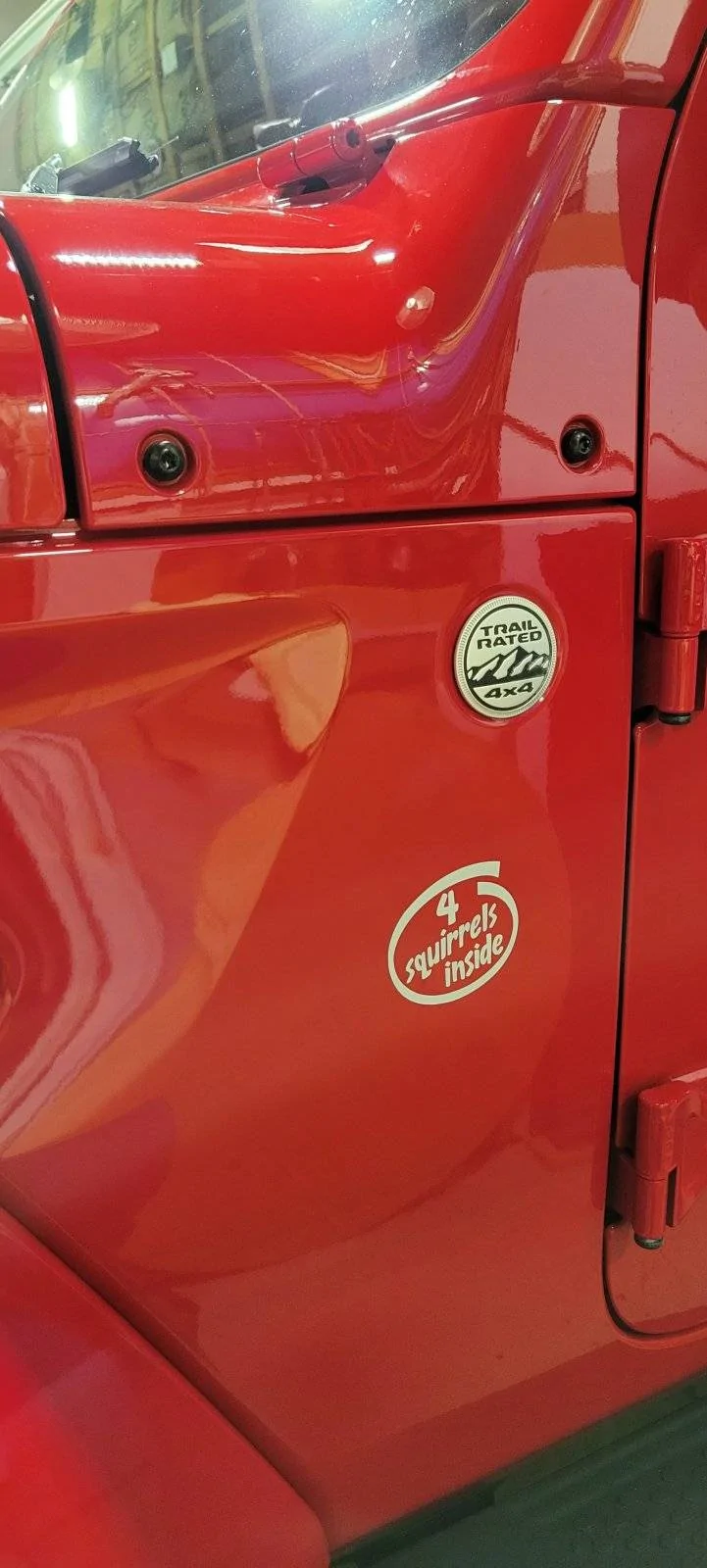 Jeep Wrangler JL Debadging Problem squirrel