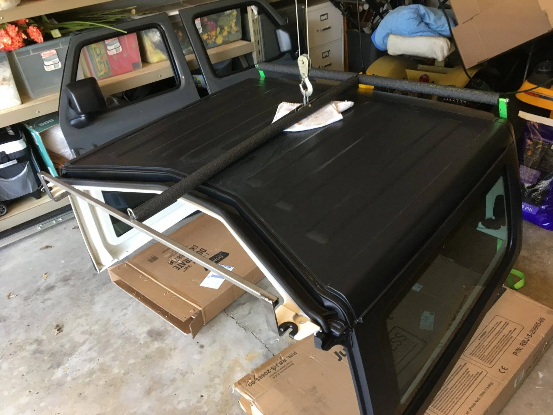 Jeep Wrangler JL 2-door Over-the-top Hoist IMG_3195