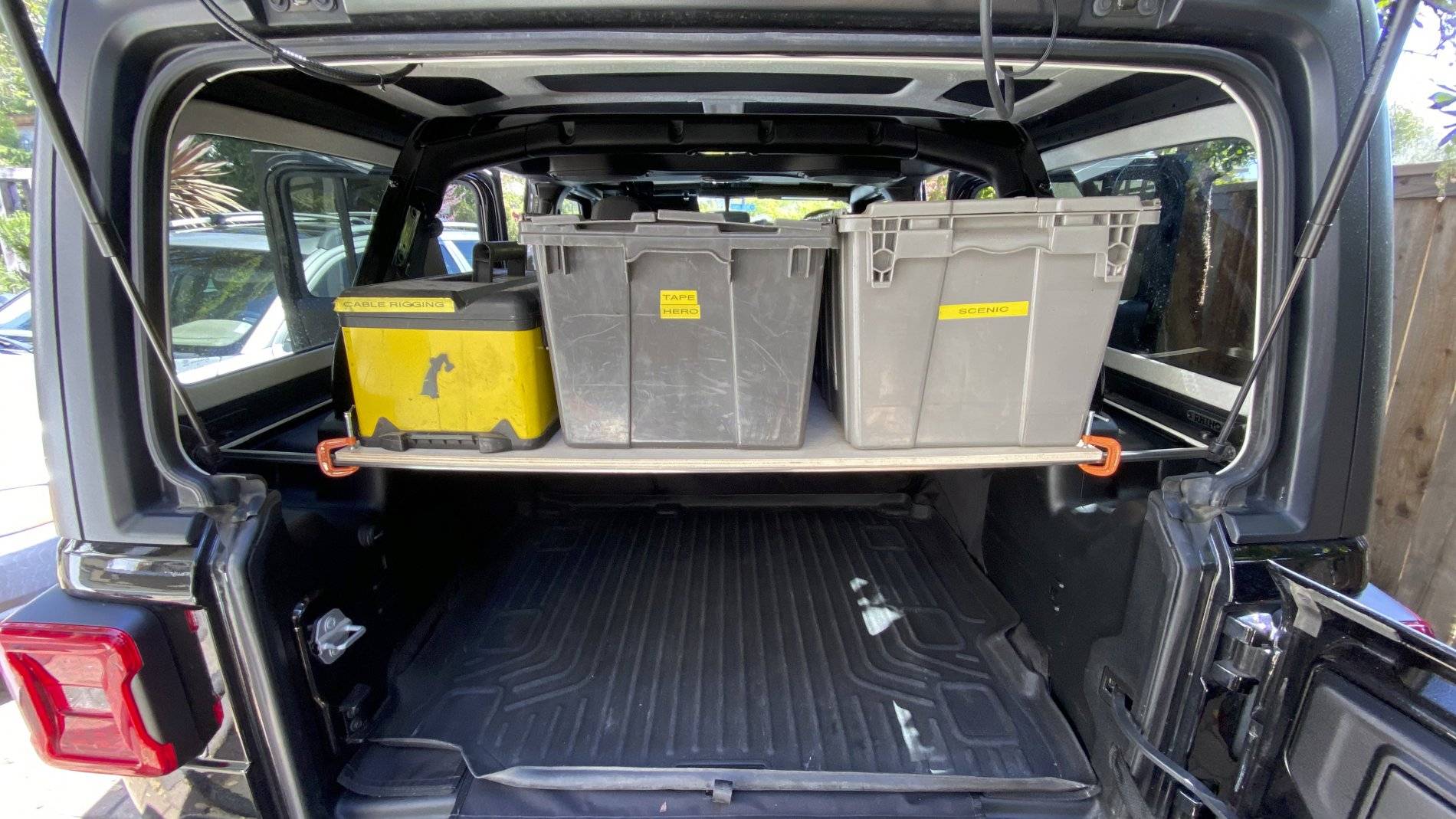 Jeep Wrangler JL Rear Storage Shelf IMG_5988
