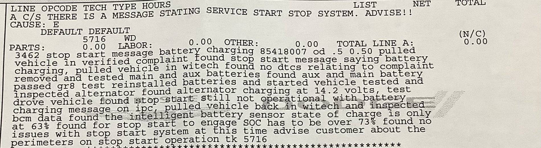 Jeep Wrangler JL ESS "Not Ready Battery Charging" question. F8F686CC-B7EC-45EE-A96A-80160514EDDC