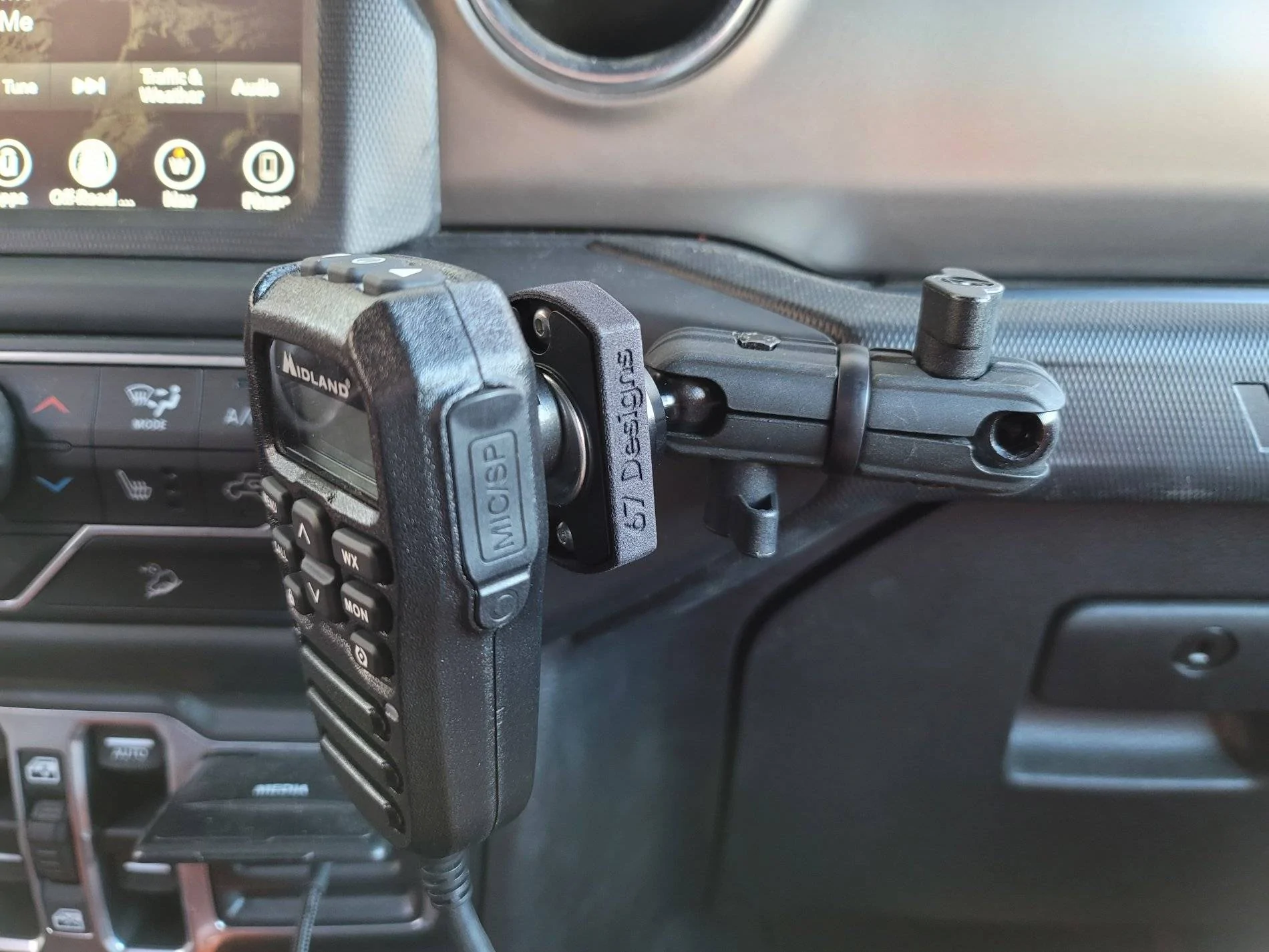Jeep Wrangler JL Radio/Mic Mount Options 20210203_163827