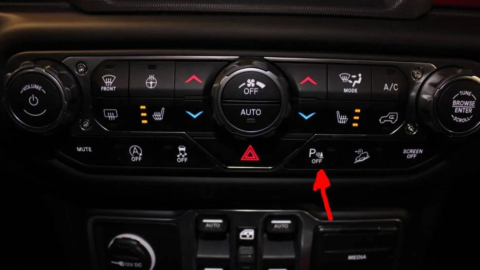 Jeep Wrangler JL Secret Button Code?!?! park sense button