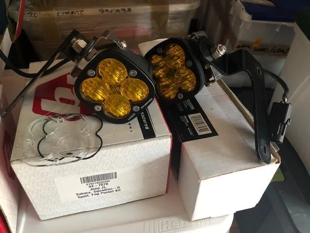 Jeep Wrangler JL BAJA DESIGNS A-pillar kit. $175 apillar lights off j