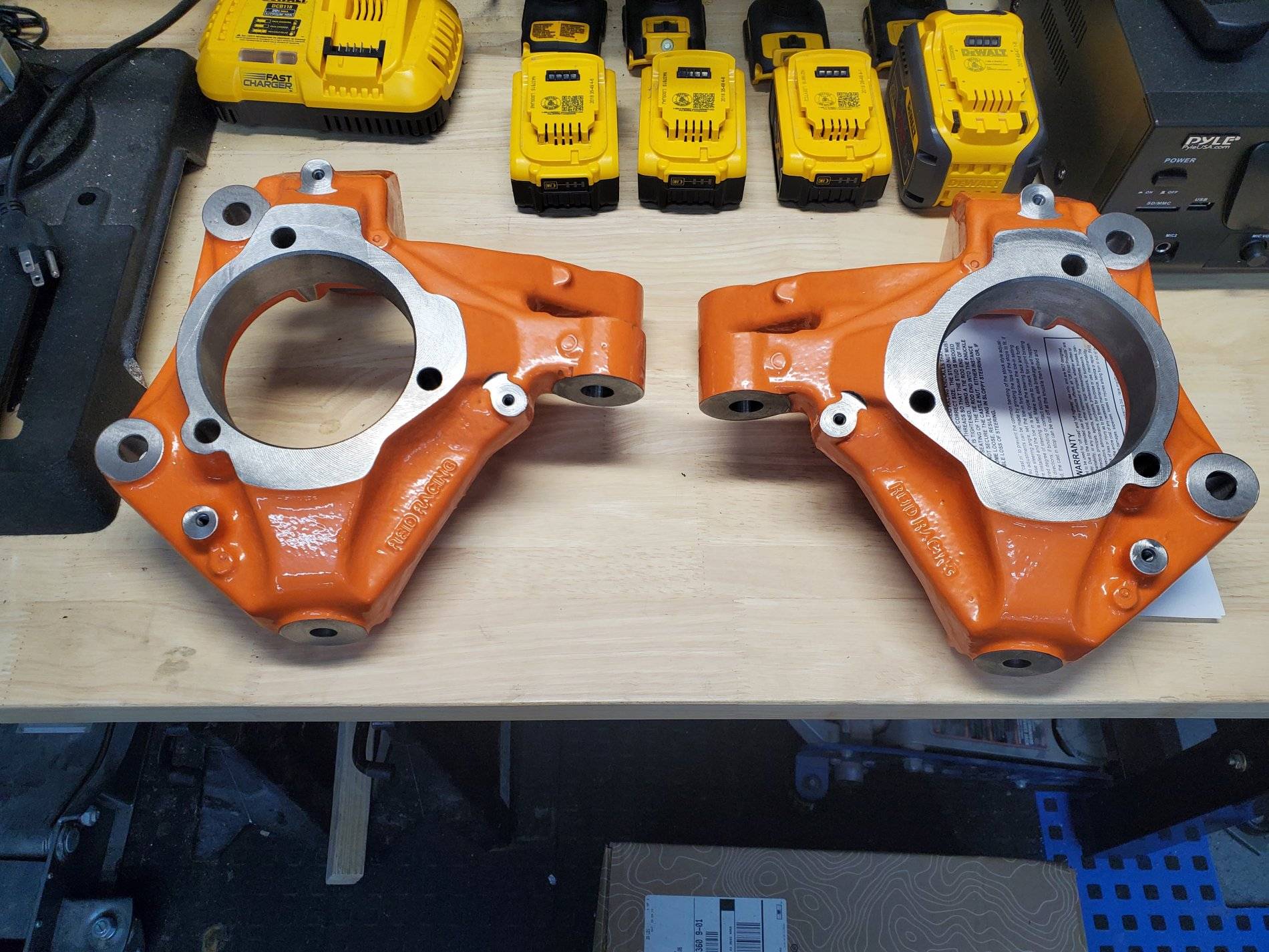 Jeep Wrangler JL Reid Racing Steering knuckles 20210413_154813