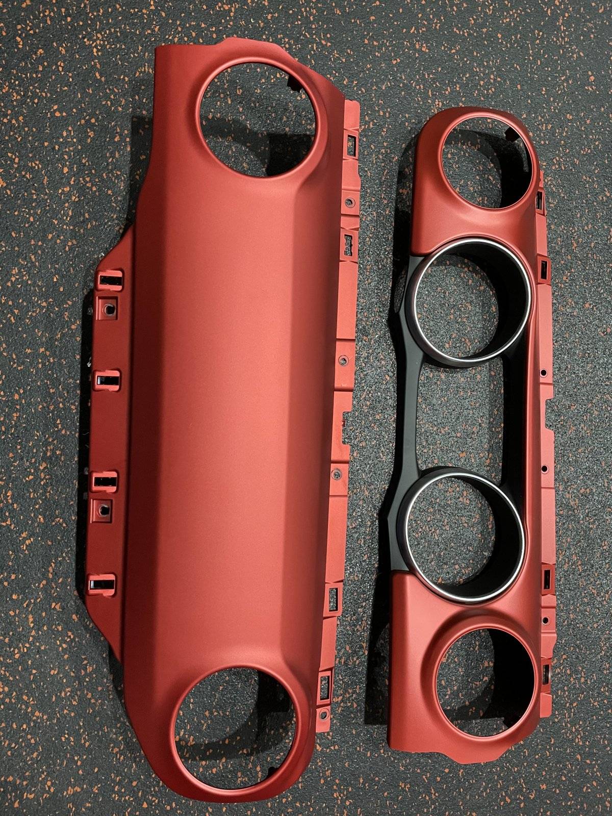 Jeep Wrangler JL Rubicon Red Dash Panels $200 9B065EE7-5CA2-4040-BEEC-46D02E8E1072