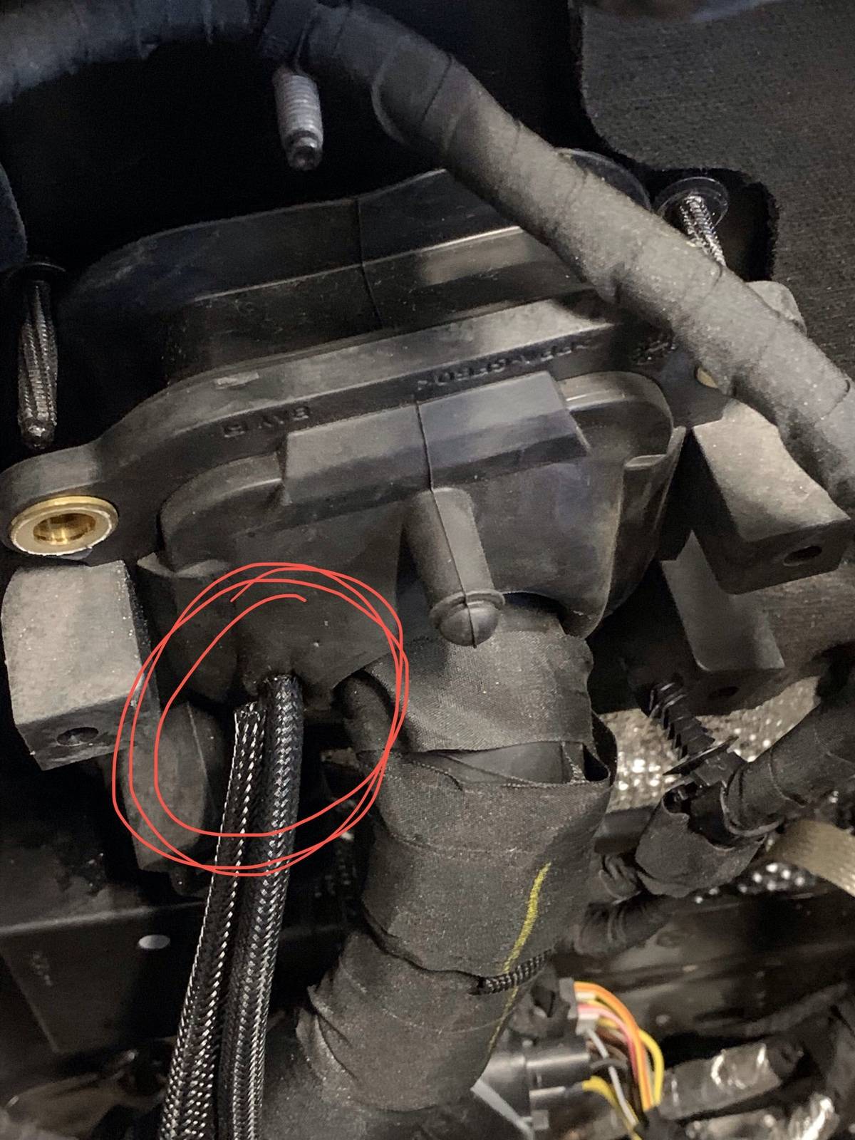 Jeep Wrangler JL Getting wires through the firewall Wire pass through nipple