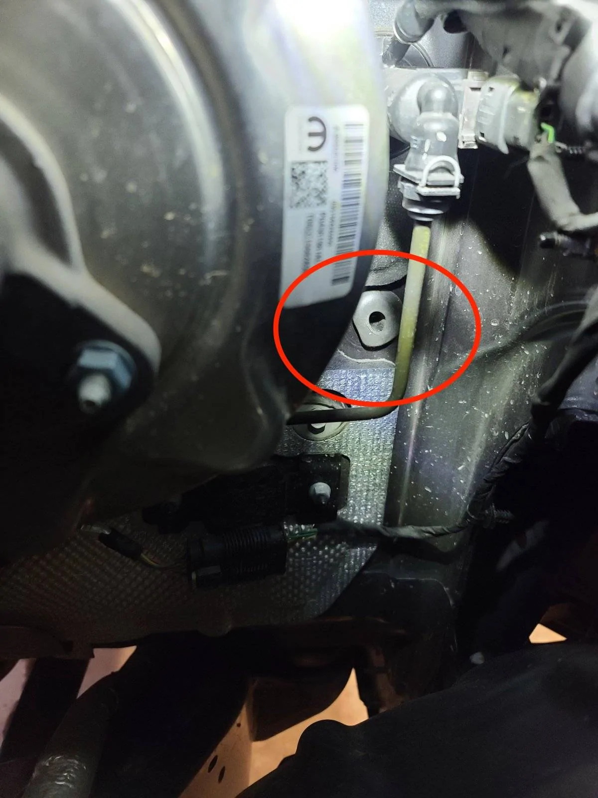 Jeep Wrangler JL wiring through the firewall 20210415_154710