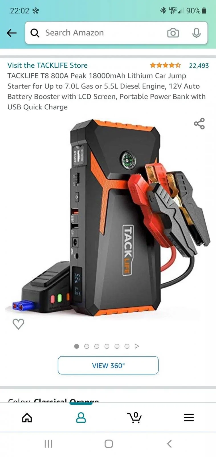 Jeep Wrangler JL Jumping battery if alone? Screenshot_20210419-220214_Amazon Shopping