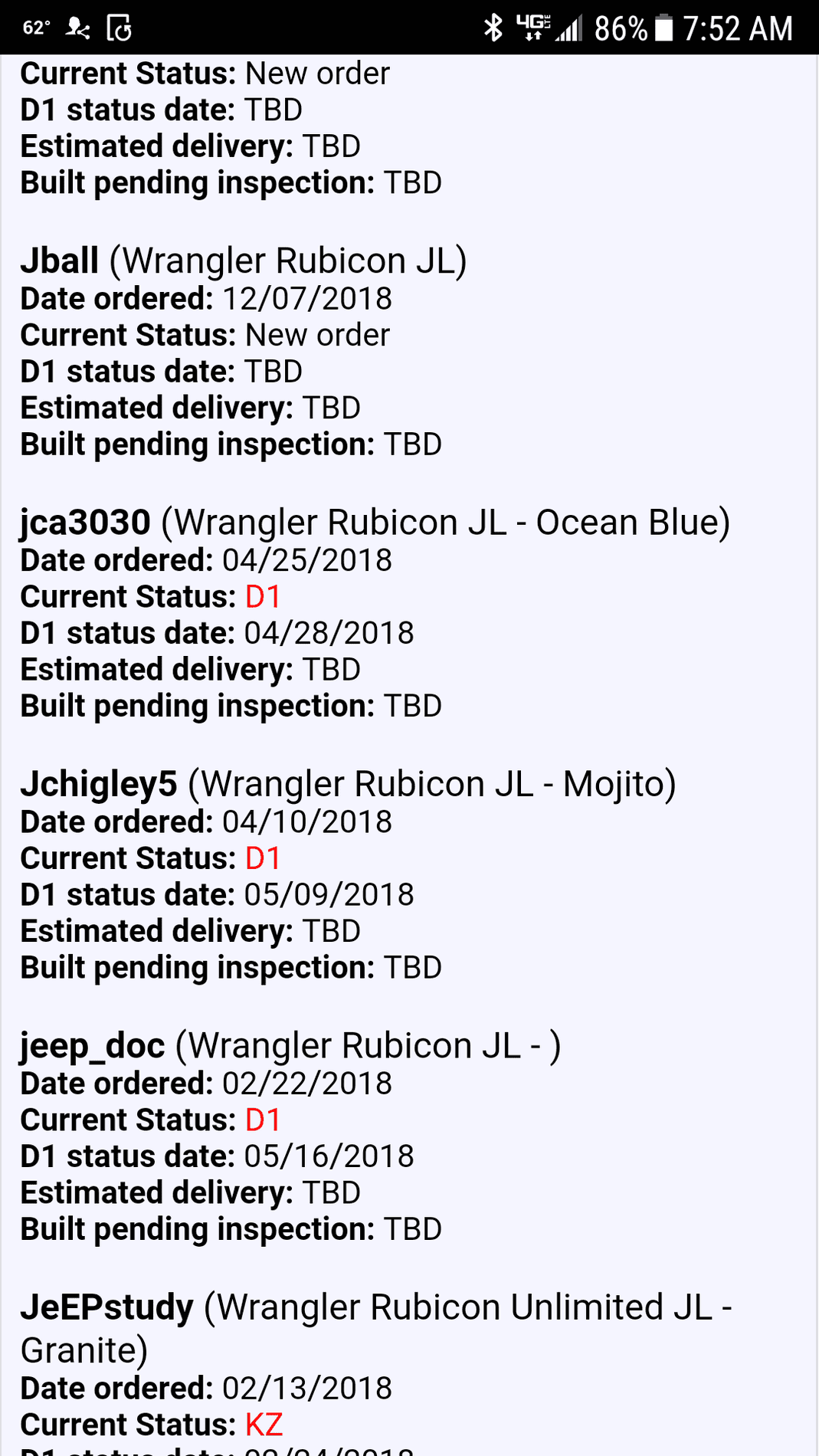 Jeep Wrangler JL MOJITO! Wrangler JL Club Screenshot_20180517-075207