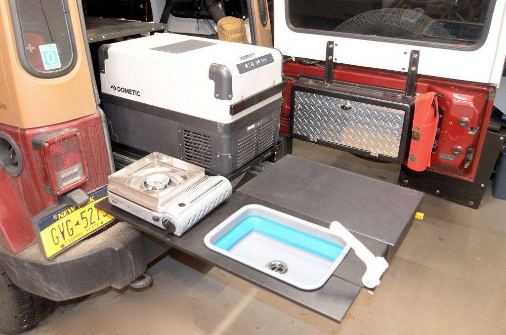 Jeep Wrangler JL Morryde trail kitchen FaucetFarEnd