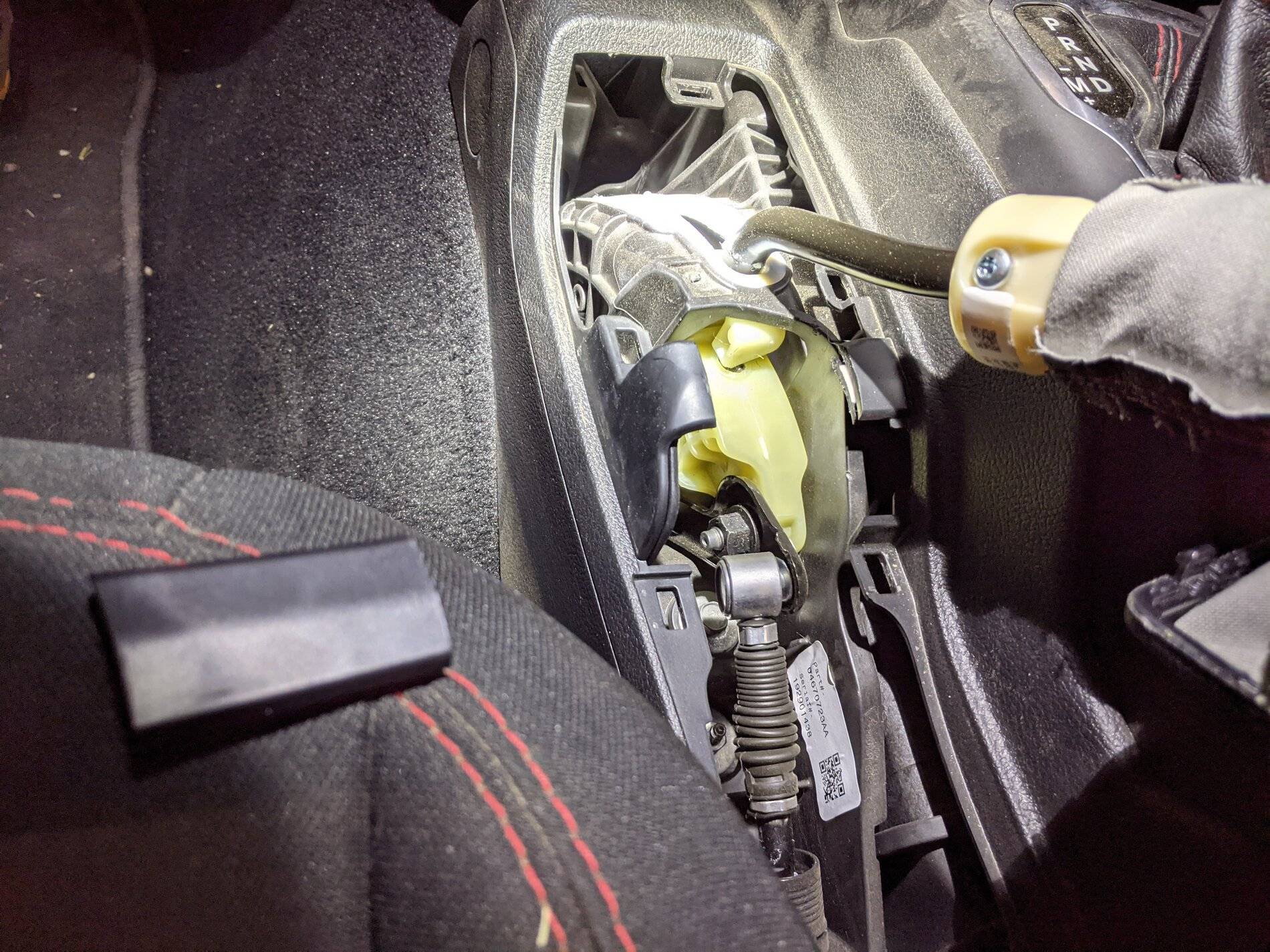 Jeep Wrangler JL JL transfer case shift linkage adjustment PXL_20210218_234113481