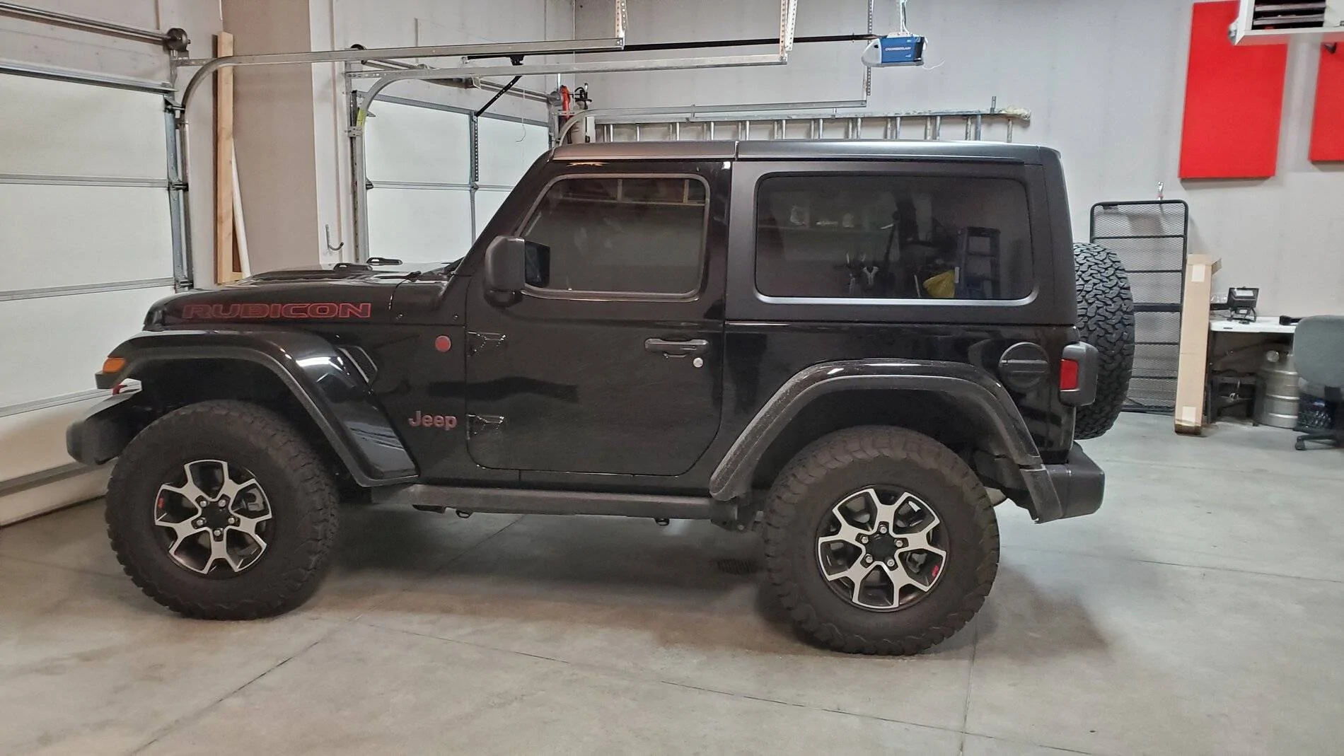 Jeep Wrangler JL Hard top clean up 20210121_114716