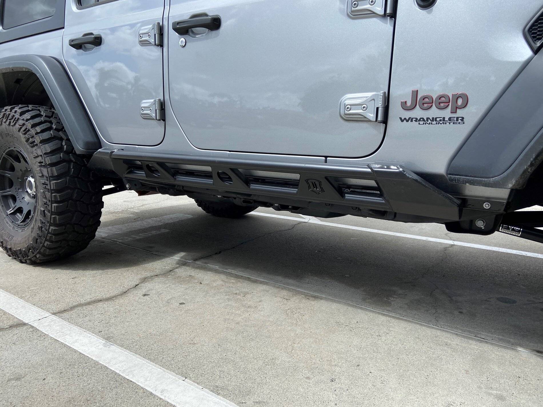 Jeep Wrangler JL Icon weld on sliders Icon sliders2