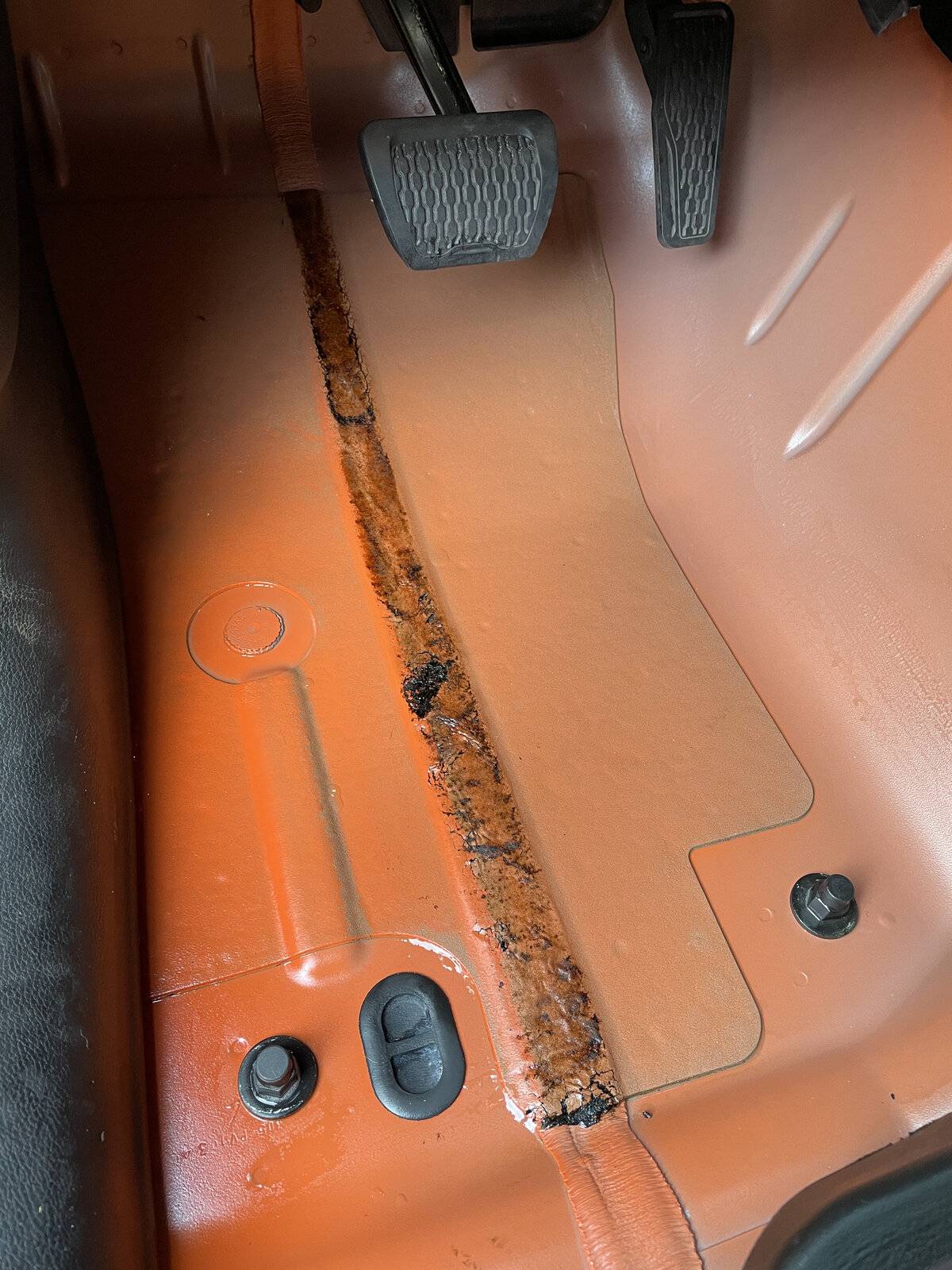 Jeep Wrangler JL Odd liquid under drivers side carpet, leak? 25BA180B-B0ED-4FC0-A888-AC84CBA98EA7