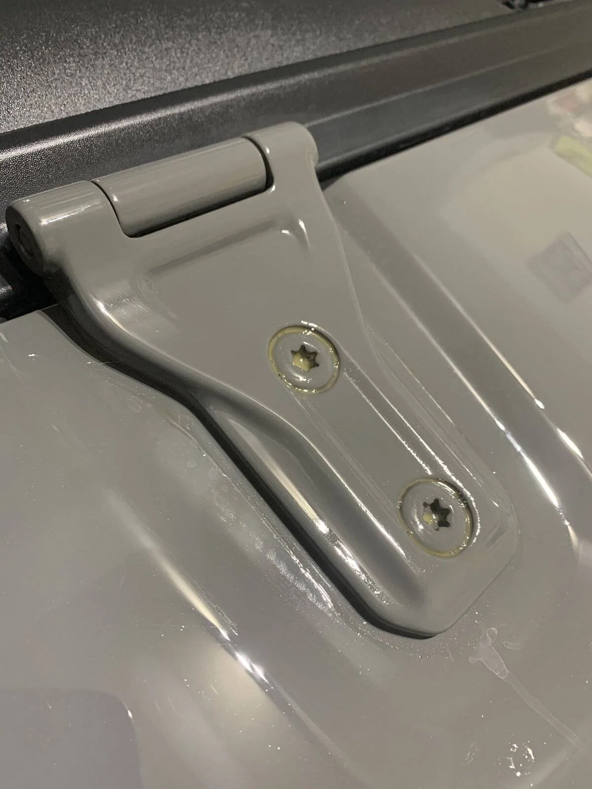 Jeep Wrangler JL Bubbles in Paint at Door Hinges 7CB4BCC8-F34F-44FA-8350-1BA610834D93