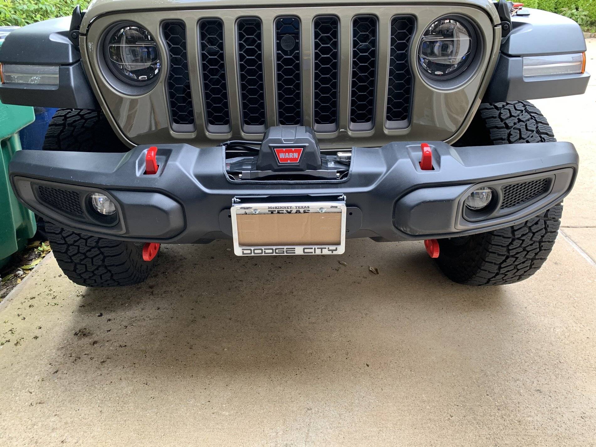 Jeep Wrangler JL Winch Mount for Plastic Bumper 1619649101839