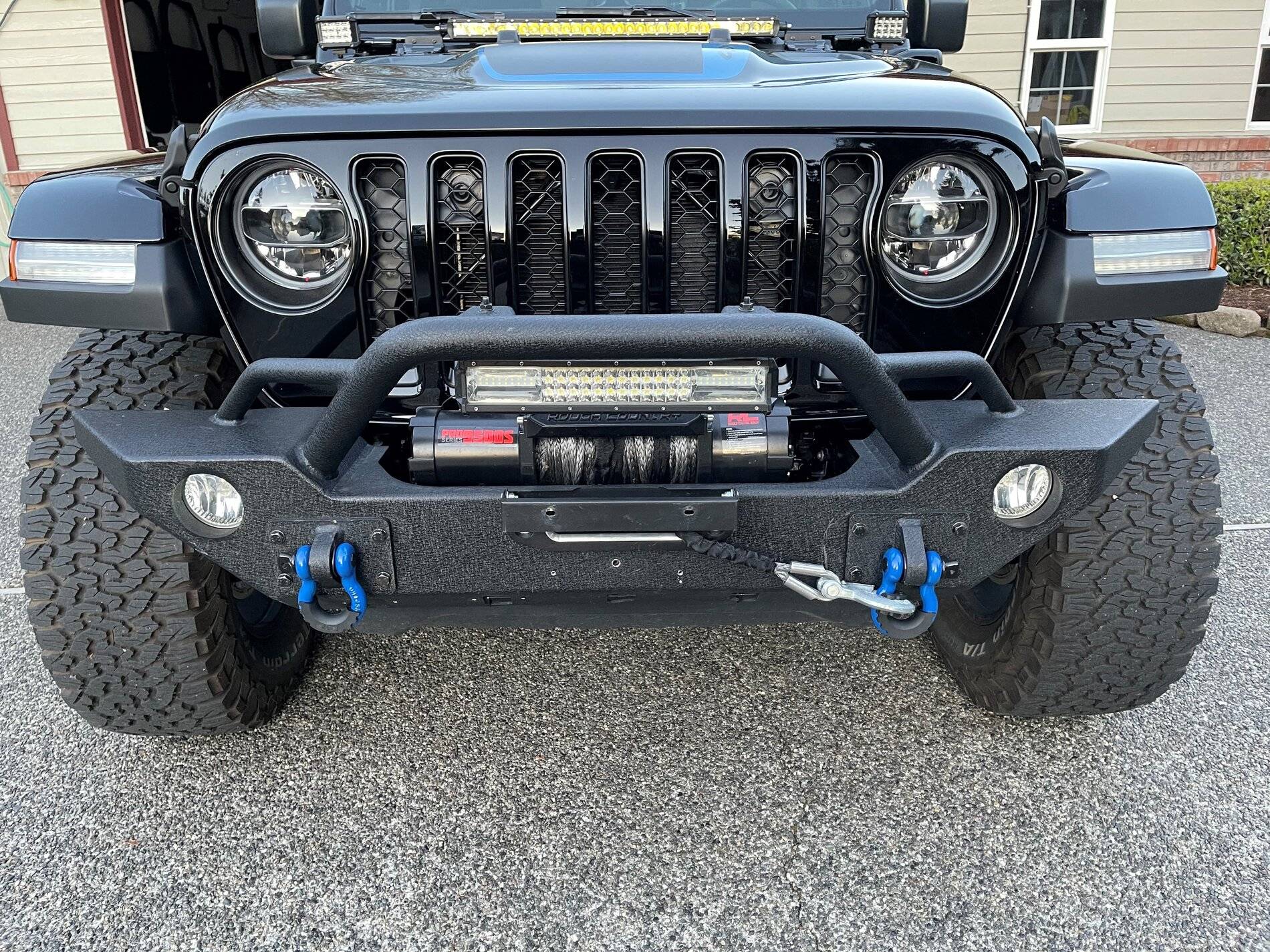 Jeep Wrangler JL Lightsout 4xe Build LED Bumper