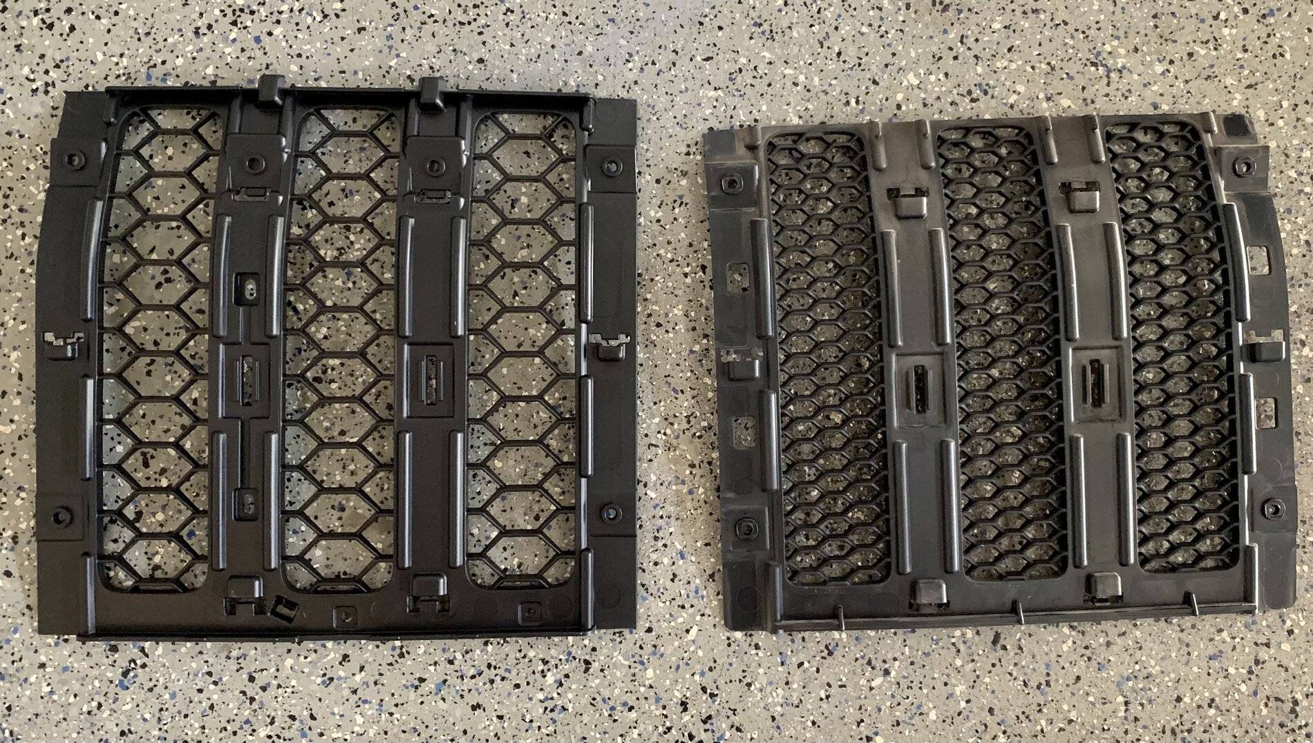 Jeep Wrangler JL Gladiator grill on JL install 7492368F-3E3E-4C26-B040-CBE767A4FF49