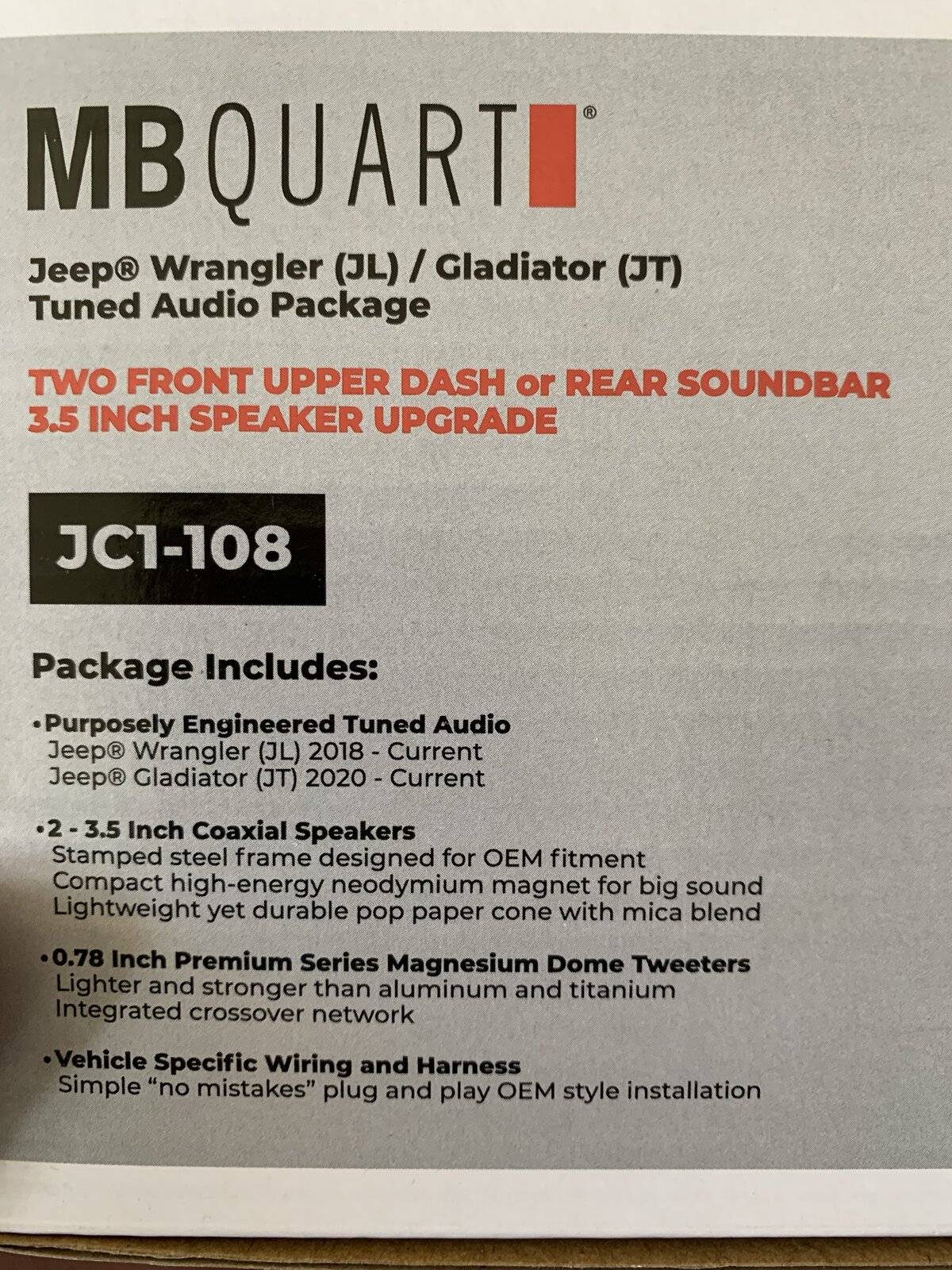 Jeep Wrangler JL Adding an Aftermarket Amp(s) 98042816-87CD-4397-87A0-CE6E41A5416D