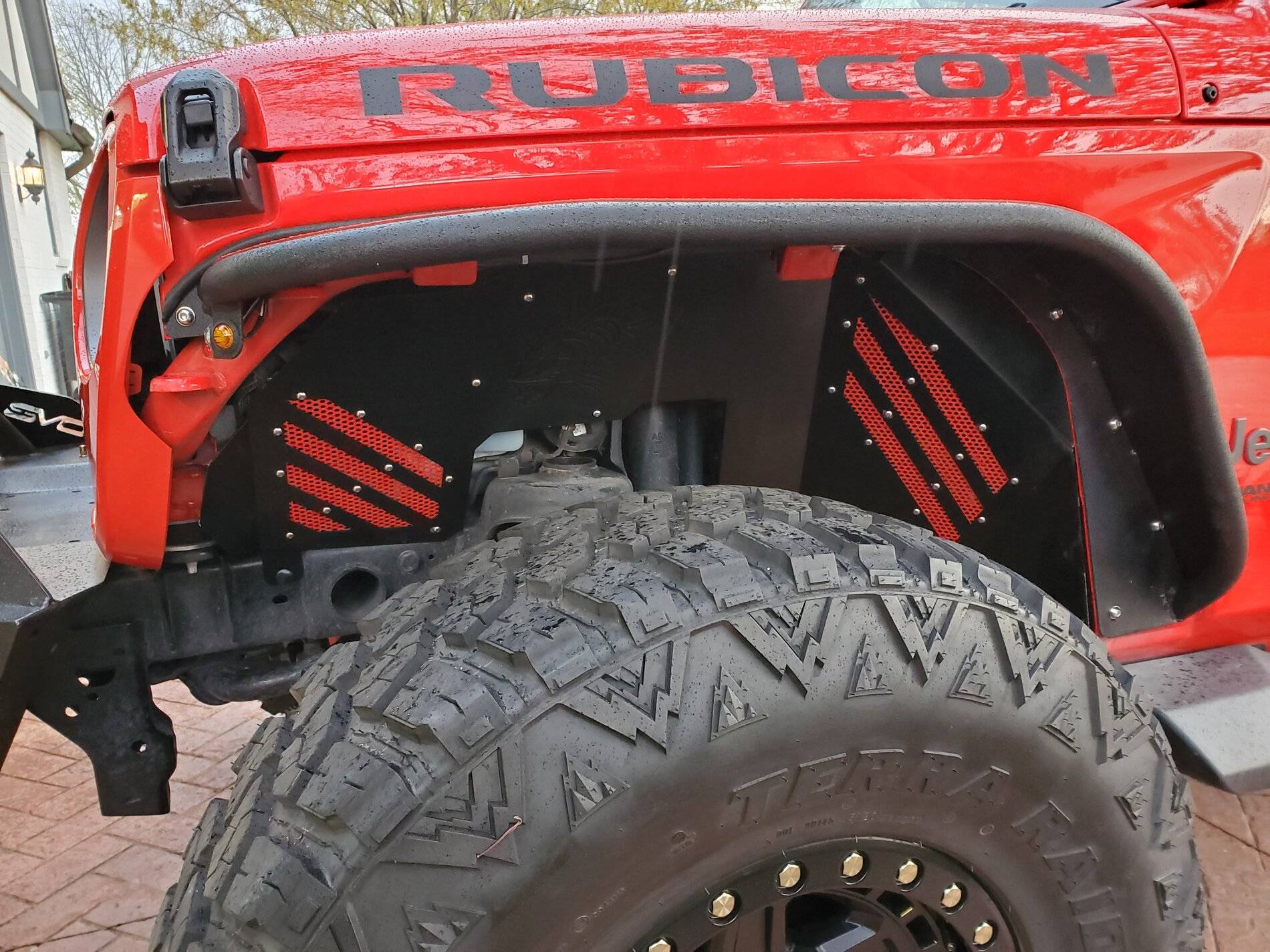 Jeep Wrangler JL Fishbone Step Slider install 20210417_190947