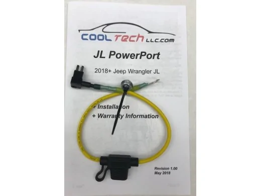 Jeep Wrangler JL Make Front 12v Receptacle "Always On" jl-powerport-kit