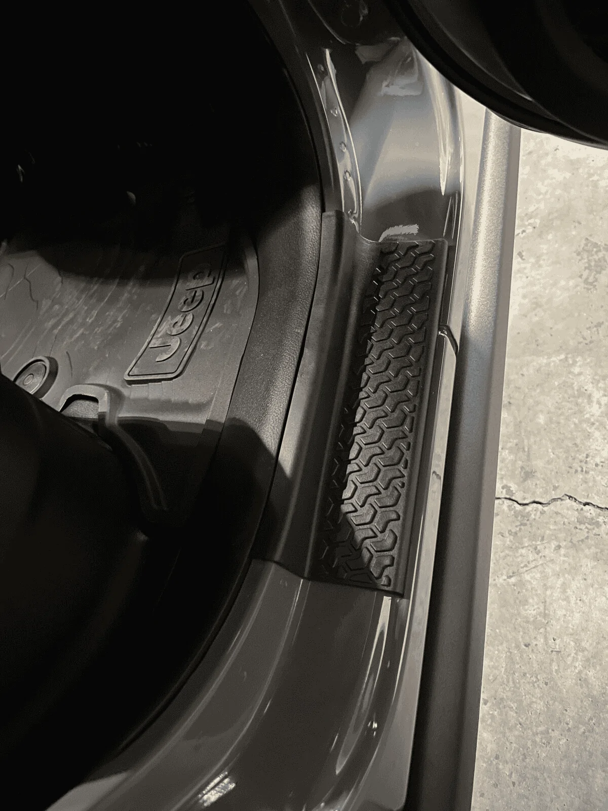 Jeep Wrangler JL Plastic Door Sill Guards 1621553363798