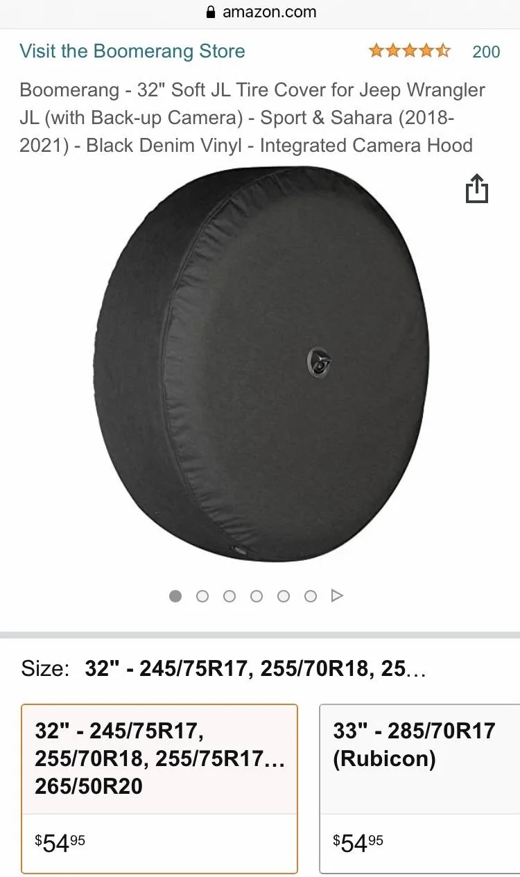 Jeep Wrangler JL Sport S Takeoffs Tires Cover
