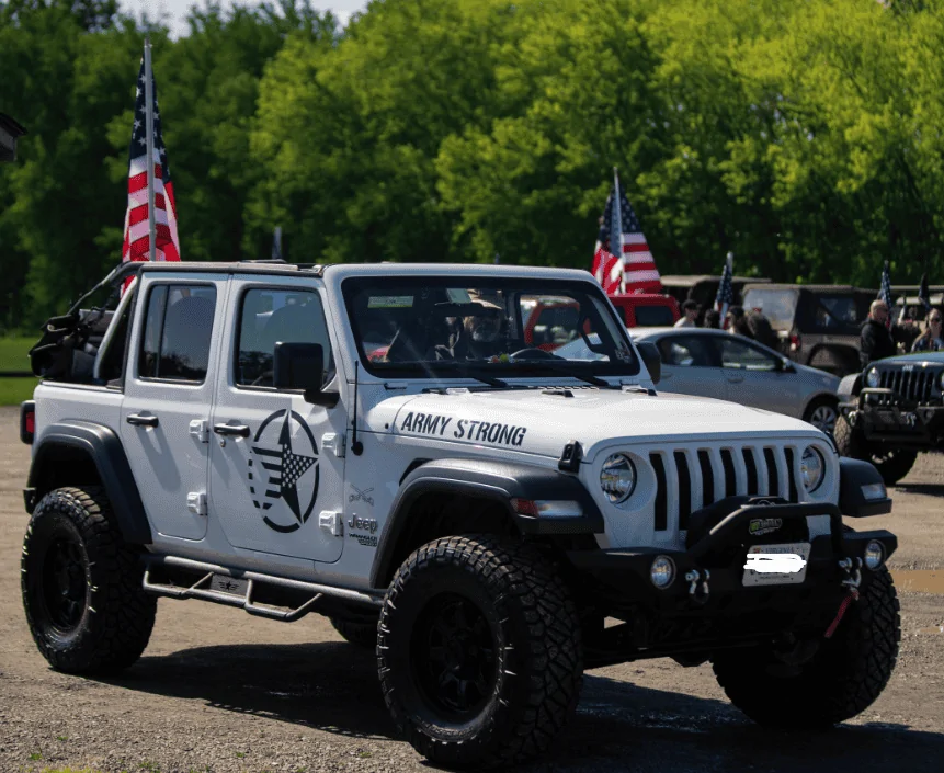 Jeep Wrangler JL 2021 Memorial Day Flag Rides Screenshot 2021-06-02 175024