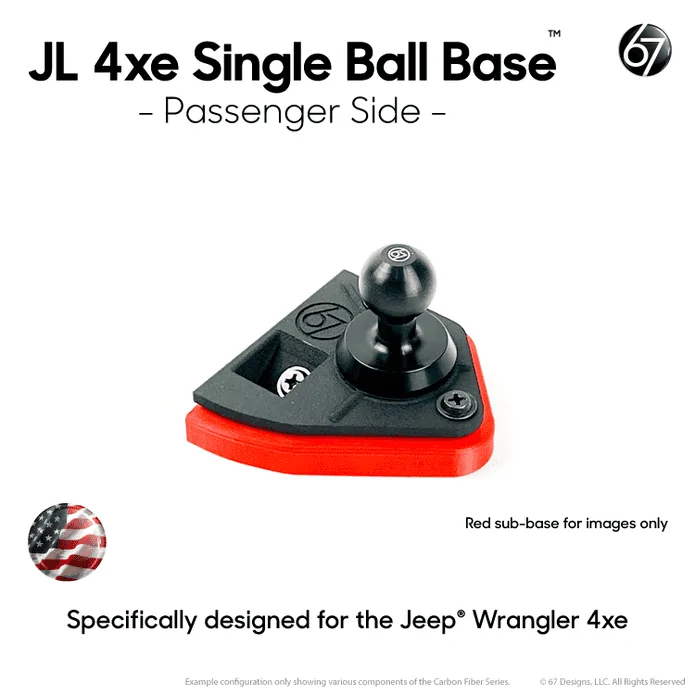 Jeep Wrangler JL Phone Mount for 4xe 67D-JL-4XE-BASE-001_695x695
