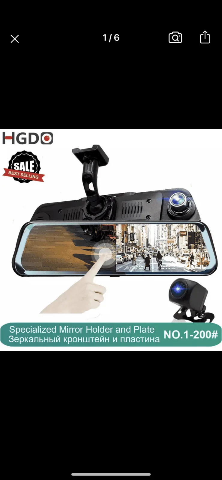 Jeep Wrangler JL Rear Mirror Dash Cams 090A1156-CB1A-43DA-9177-85A75FEBD525