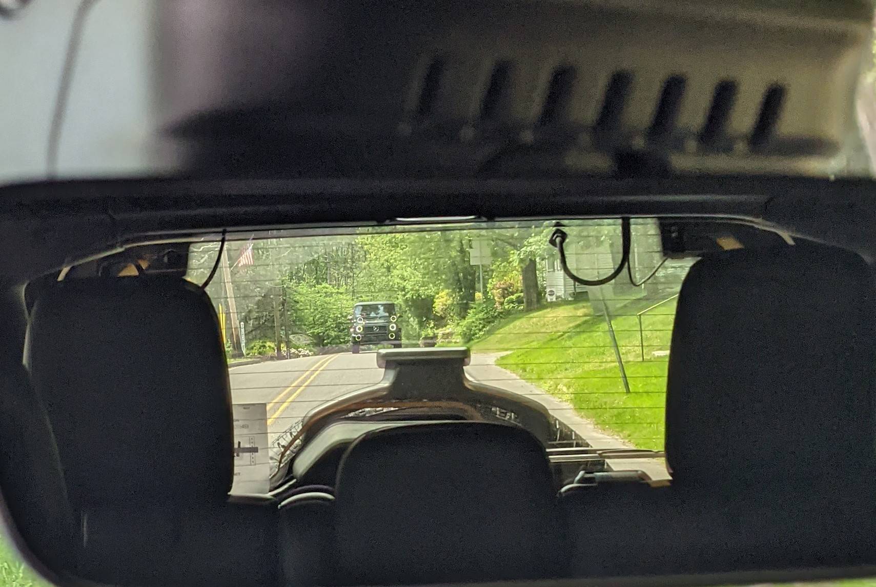 Jeep Wrangler JL 2021 rear view mirror double vision PXL_20210607_184141844~2