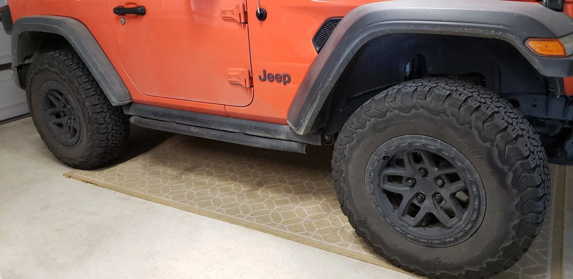 Jeep Wrangler JL AEV Borah wheels on JL 20200