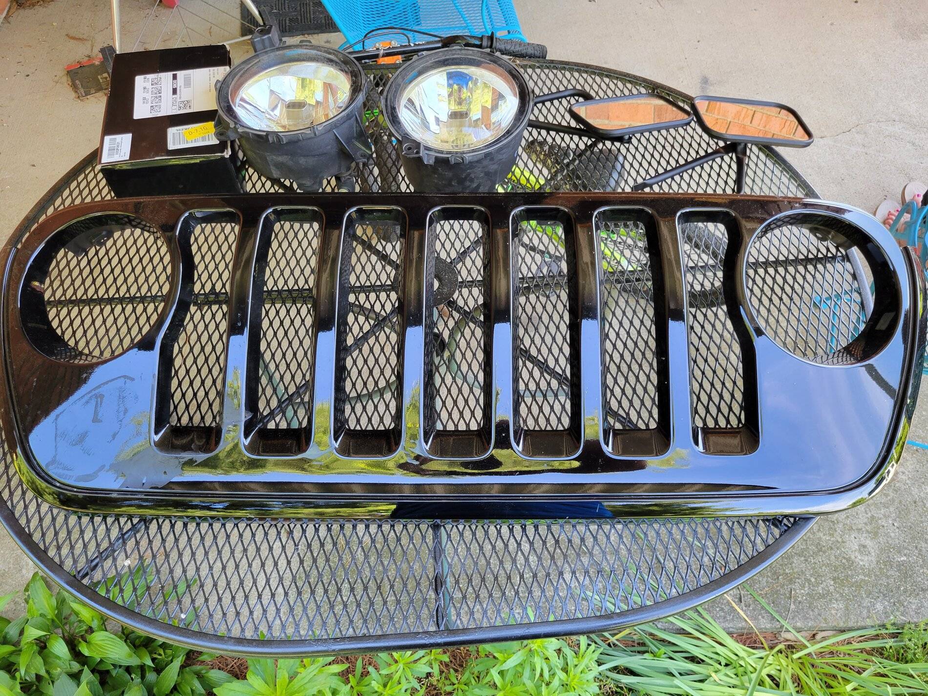 Jeep Wrangler JL grill black and nacho 20210606_101824