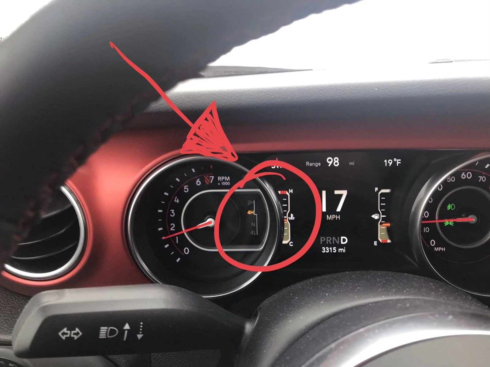 Jeep Wrangler JL 4wd selection screen 1623429966807