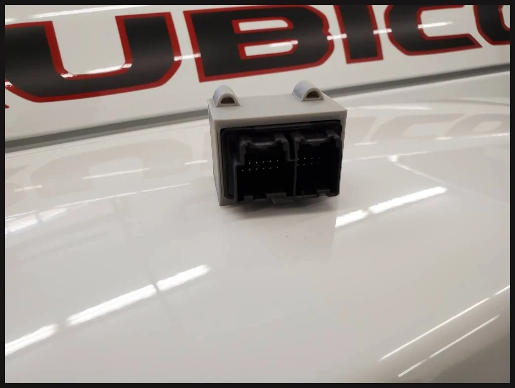 Jeep Wrangler JL How did you physically secure your Tazer module? 20210319_152843