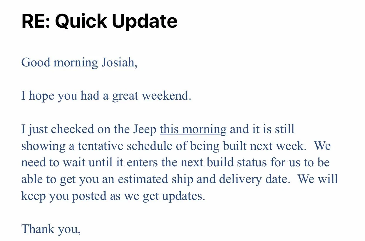 Jeep Wrangler JL 2022 Models - Press Release Dates EFBF27BD-B207-44E1-8CD1-3C38E0915C84