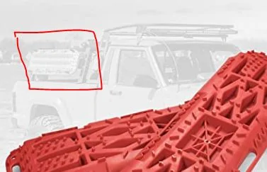Jeep Wrangler JL Oversized Recovery Track storage 111