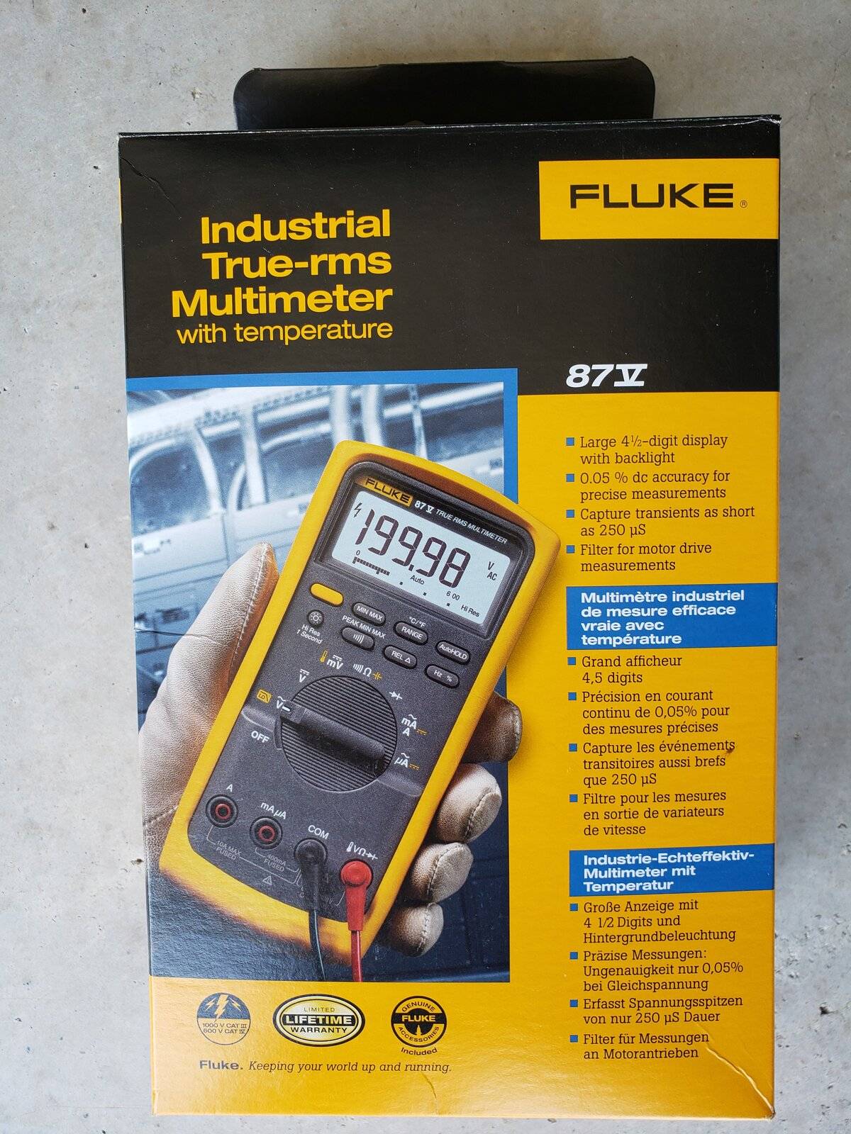 Jeep Wrangler JL Fluke 87V MAX True-rms Digital Multimeter 20200920_140904